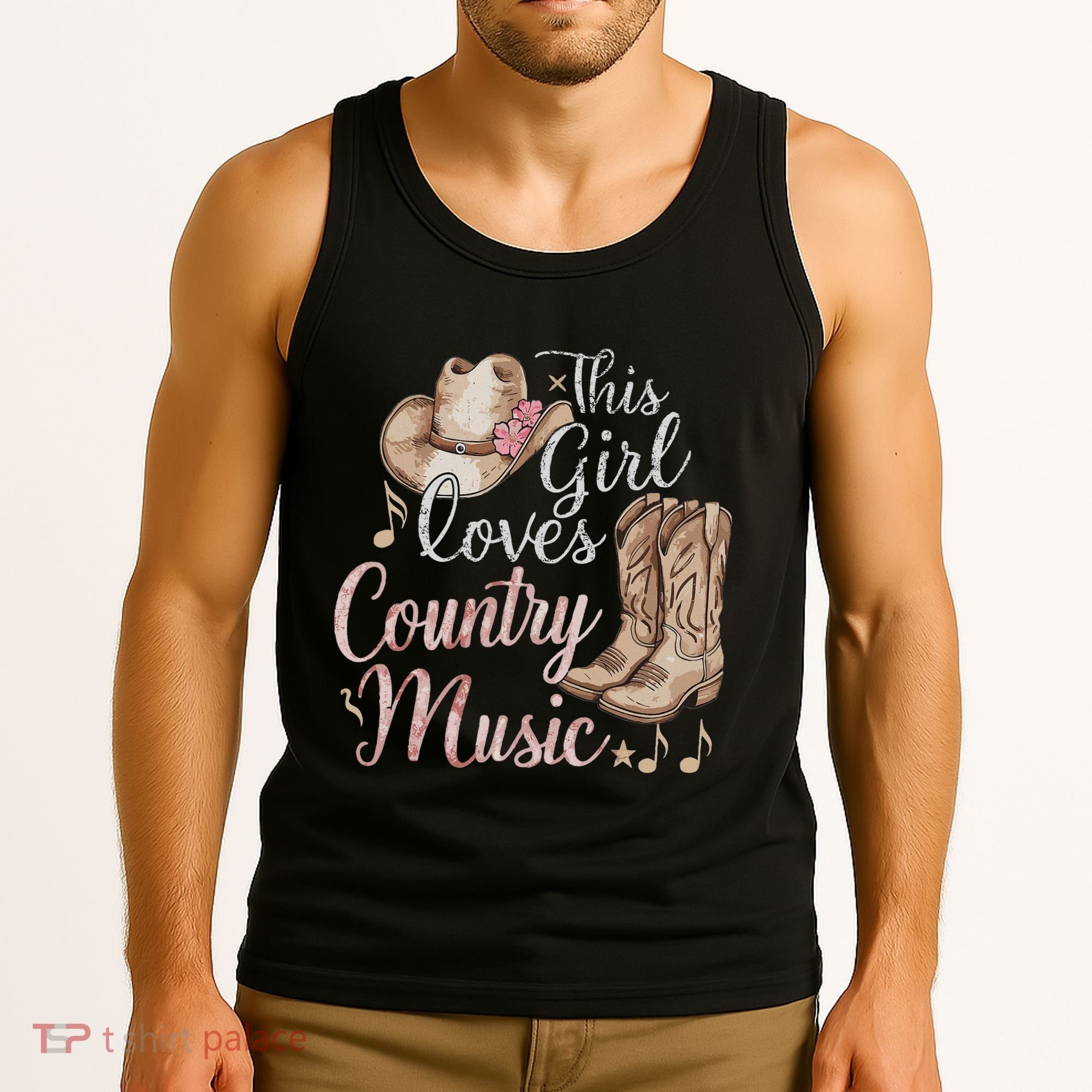 This Girl Loves Country Music Tank Top