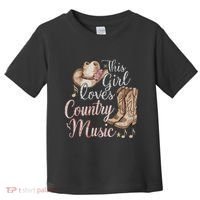 This Girl Loves Country Music Toddler T-Shirt thumb 0