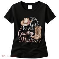 This Girl Loves Country Music Women's T-Shirt thumb 0