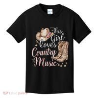 This Girl Loves Country Music Kids T-Shirt thumb 0