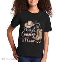This Girl Loves Country Music Kids T-Shirt thumb 2