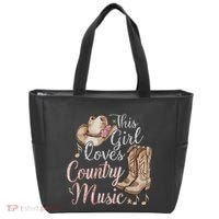 This Girl Loves Country Music Tote Bag thumb 0