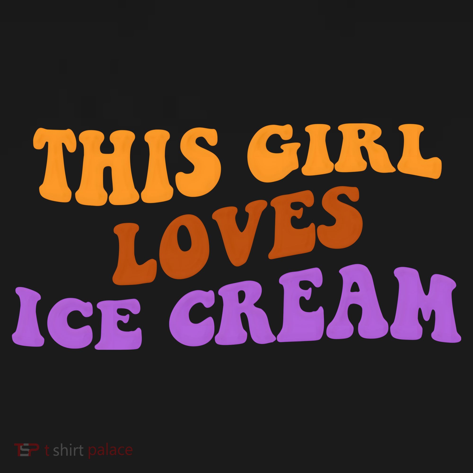 This Girl Loves Ice Cream Retro Cute Coaster