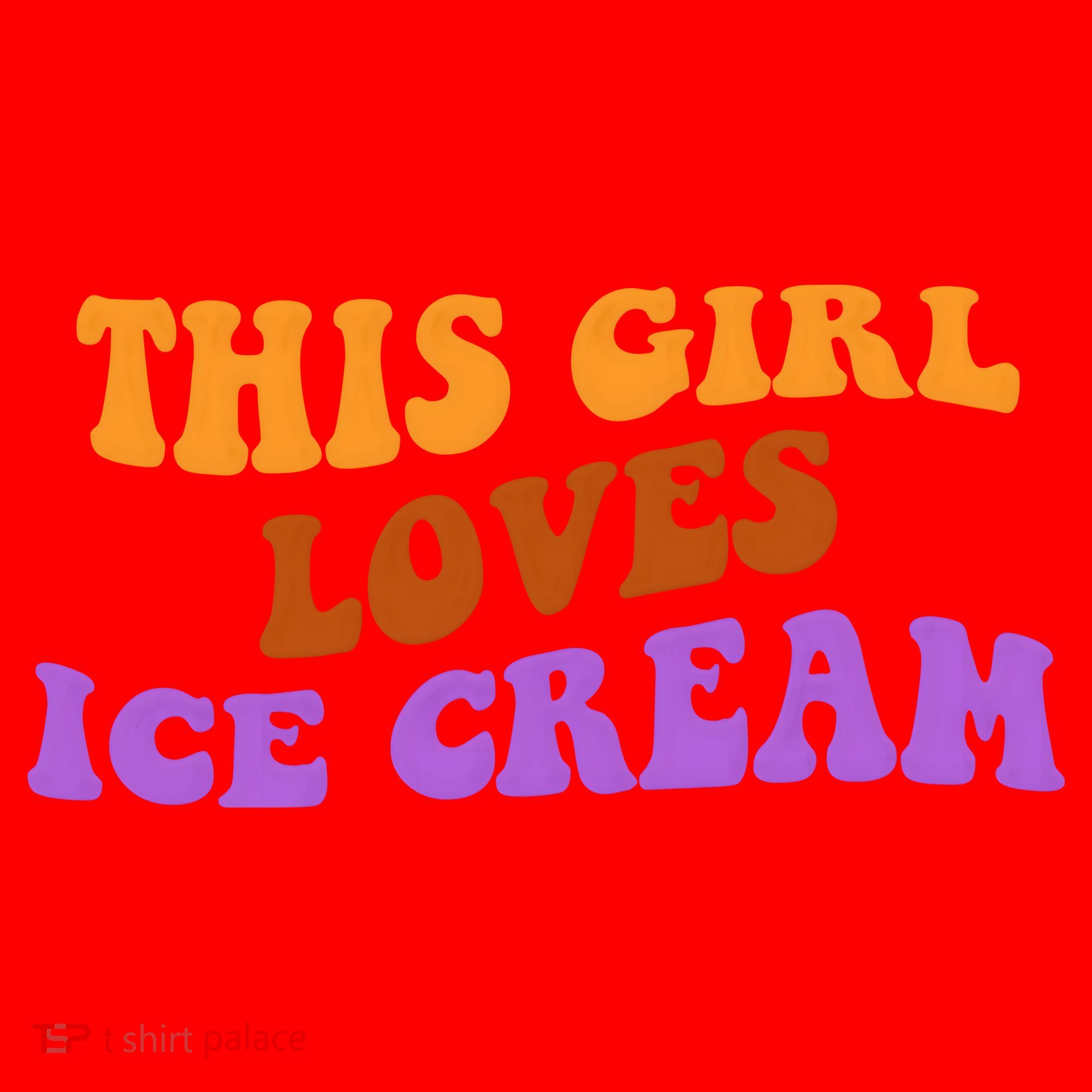 This Girl Loves Ice Cream Retro Cute Santa Hat