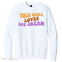 This Girl Loves Ice Cream Retro Cute V.I.T. Fleece Crew Sweatshirt thumb 0