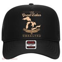 The Great Lakes Shark Free Unsalted Michigan Gift Hat thumb 0