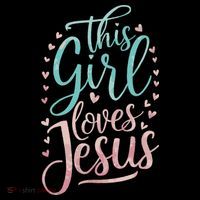 This Girl Loves Jesus Women's Hoodie thumb 2