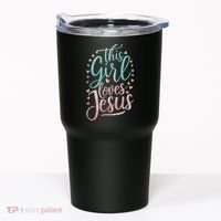 This Girl Loves Jesus Tumbler thumb 0