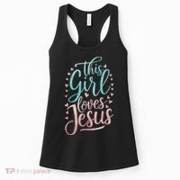 This Girl Loves Jesus Women's Tank Top thumb 0