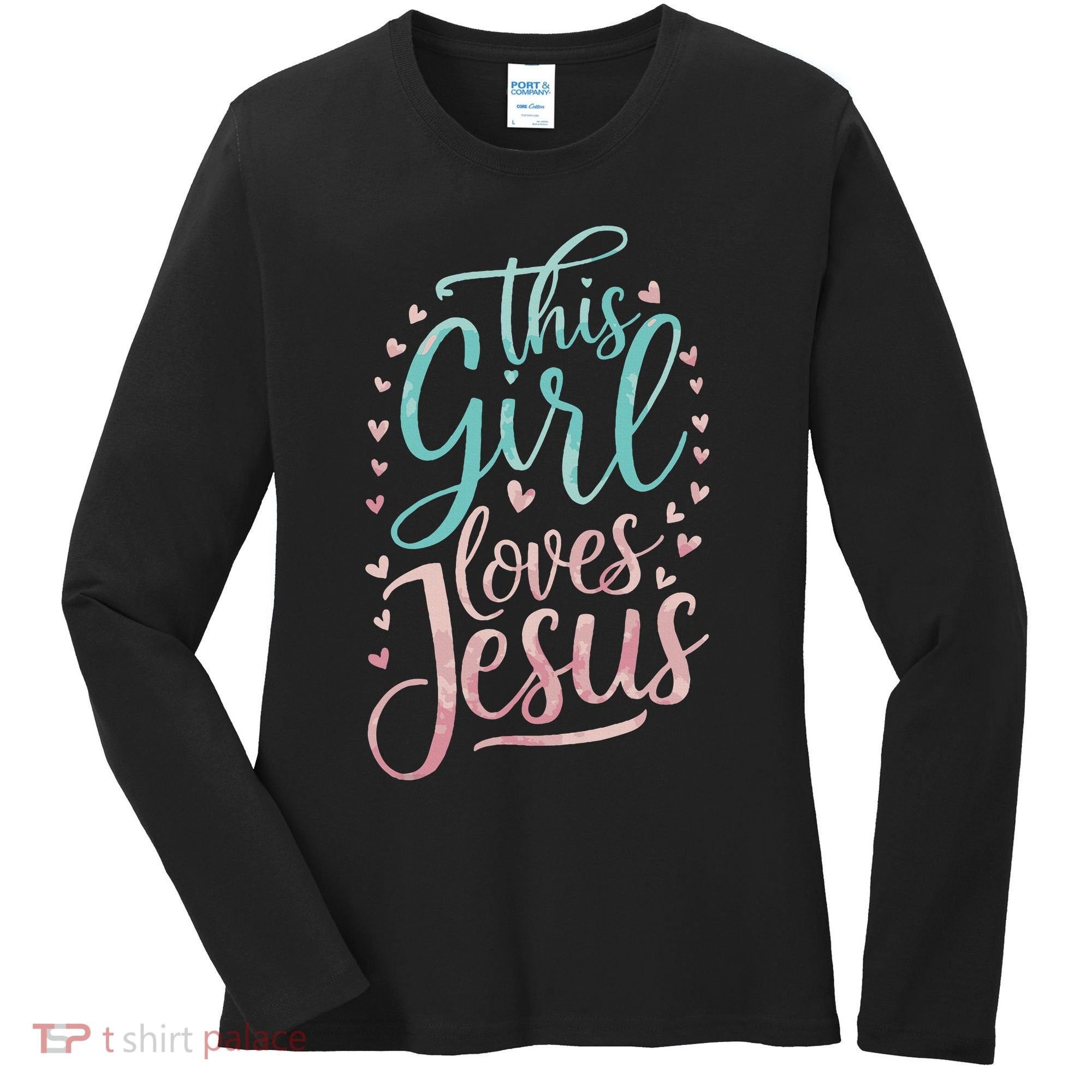 This Girl Loves Jesus Women's Long Sleeve Shirt