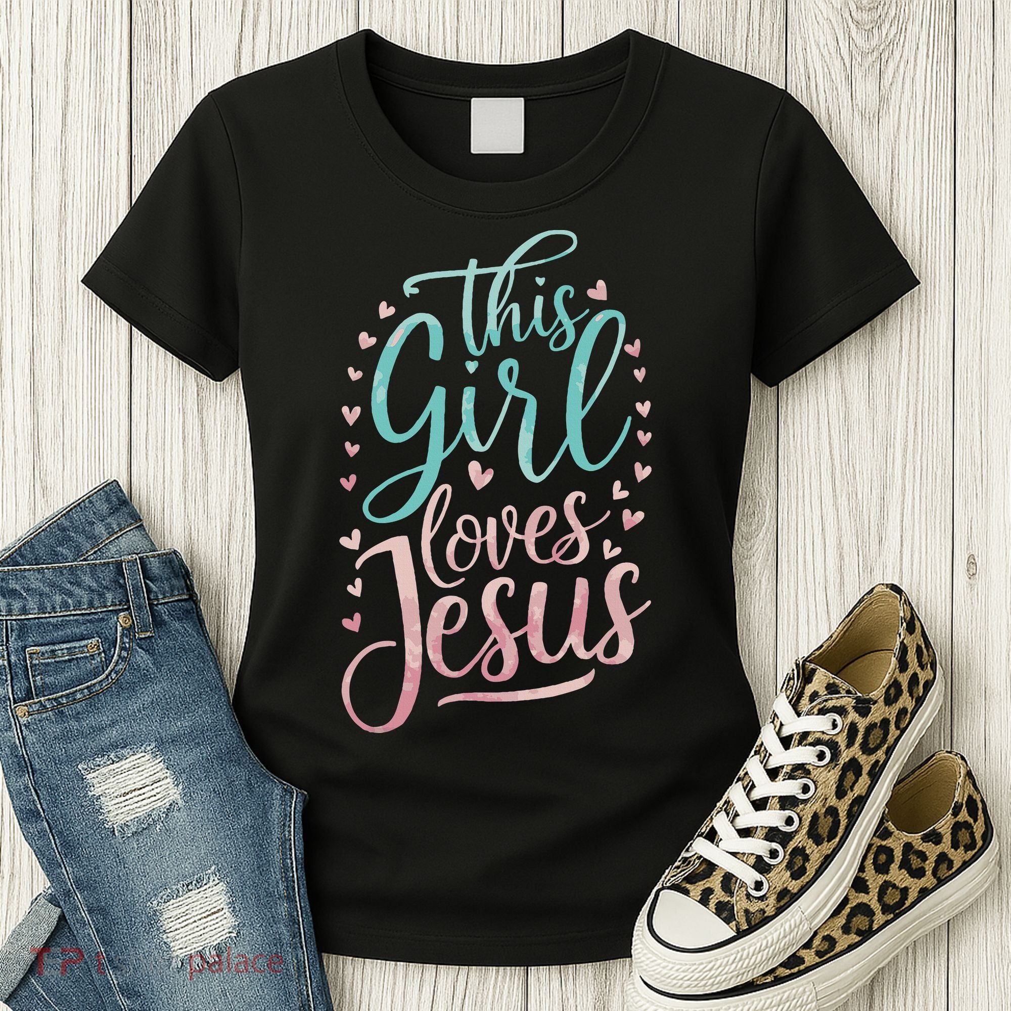This Girl Loves Jesus Women's T-Shirt
