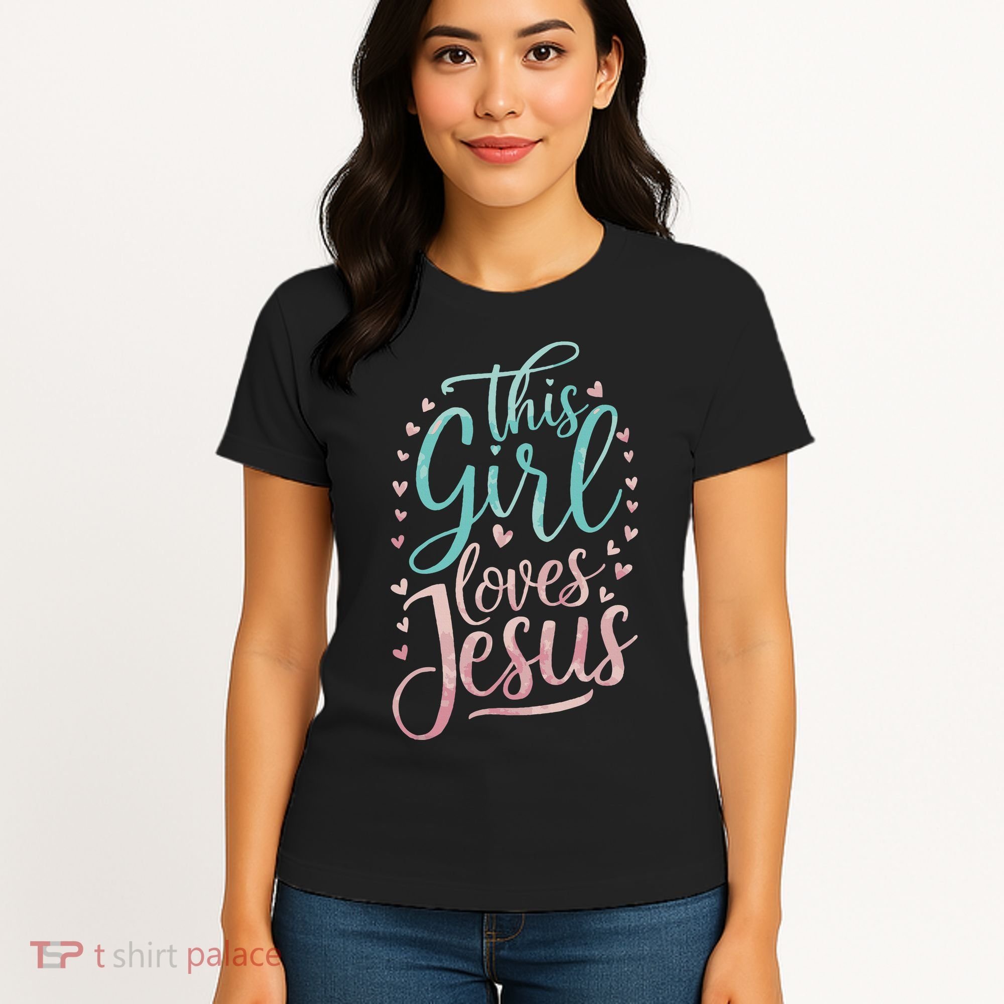 This Girl Loves Jesus Women's T-Shirt