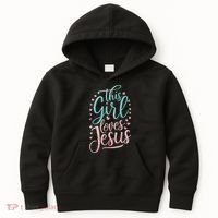 This Girl Loves Jesus Kids Hoodie thumb 0