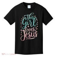 This Girl Loves Jesus Kids T-Shirt thumb 0