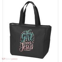 This Girl Loves Jesus Tote Bag thumb 3