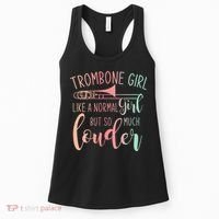 Trombone Girl Like A Normal Girl But Way Louder Trombone Women's Tank Top thumb 0