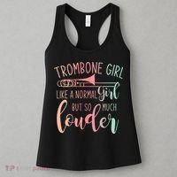 Trombone Girl Like A Normal Girl But Way Louder Trombone Women's Tank Top thumb 3
