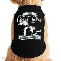 The Great Lakes Michigan Great Lakes Tourist Doggie Tank thumb 0