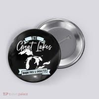 The Great Lakes Michigan Great Lakes Tourist Button thumb 0