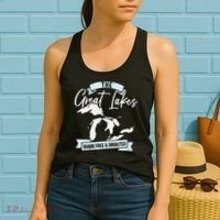 The Great Lakes Michigan Great Lakes Tourist Women's Tank Top thumb 2