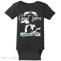 The Great Lakes Michigan Great Lakes Tourist Baby Bodysuit thumb 0