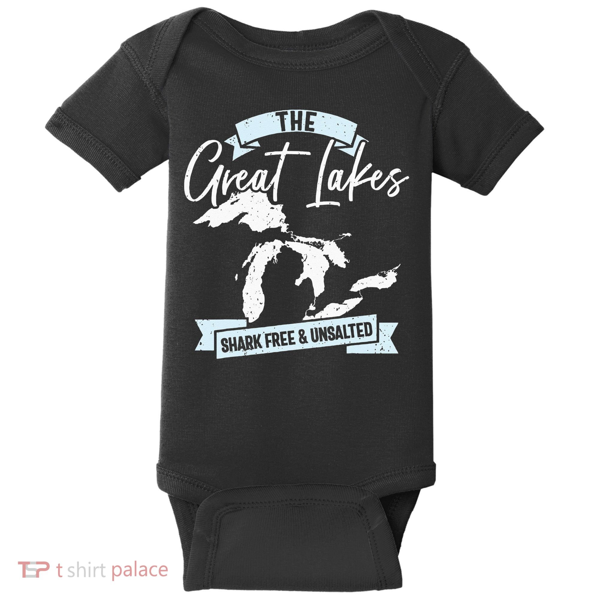 The Great Lakes Michigan Great Lakes Tourist Baby Bodysuit