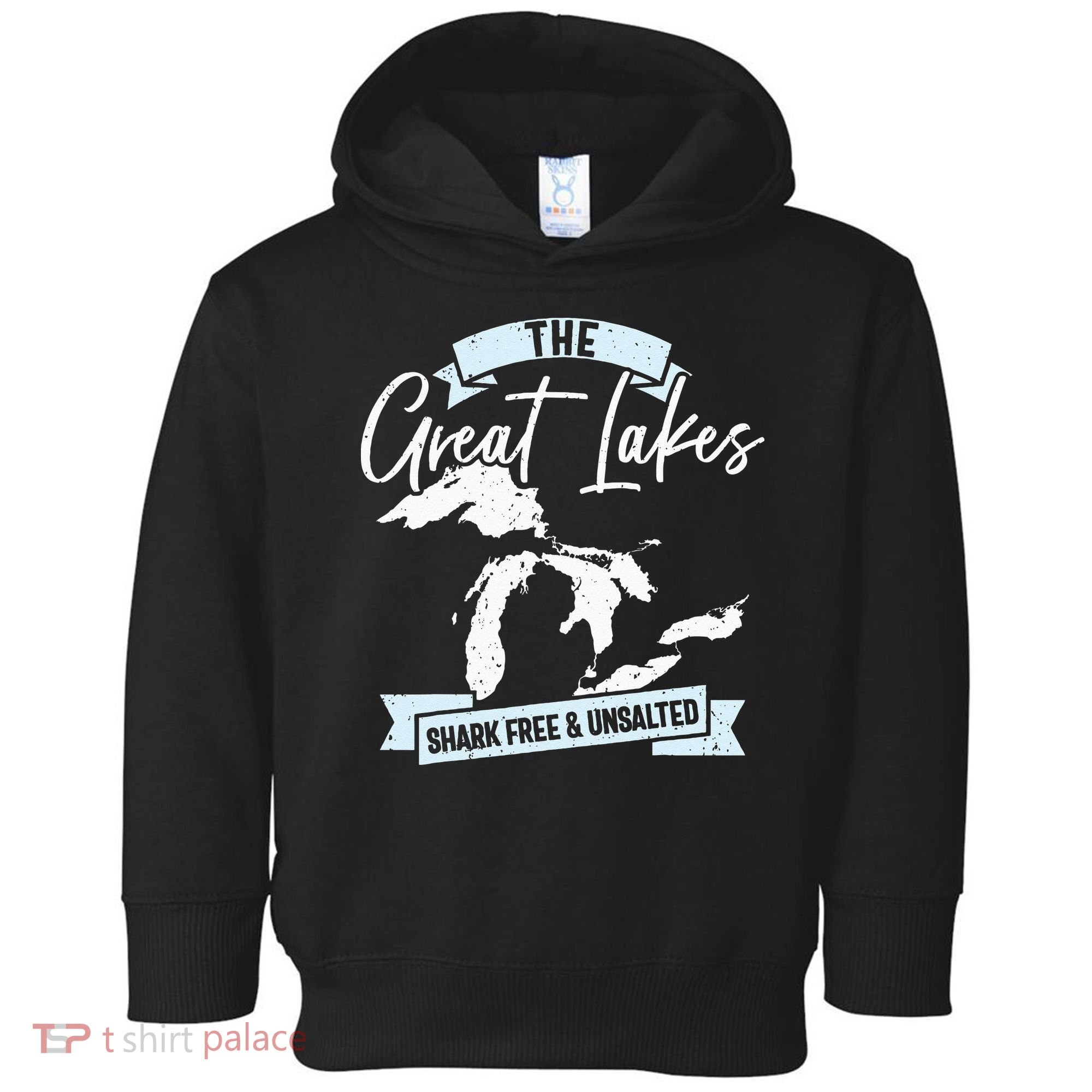 The Great Lakes Michigan Great Lakes Tourist Toddler Hoodie