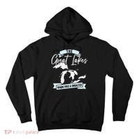 The Great Lakes Michigan Great Lakes Tourist Tall Hoodie thumb 0