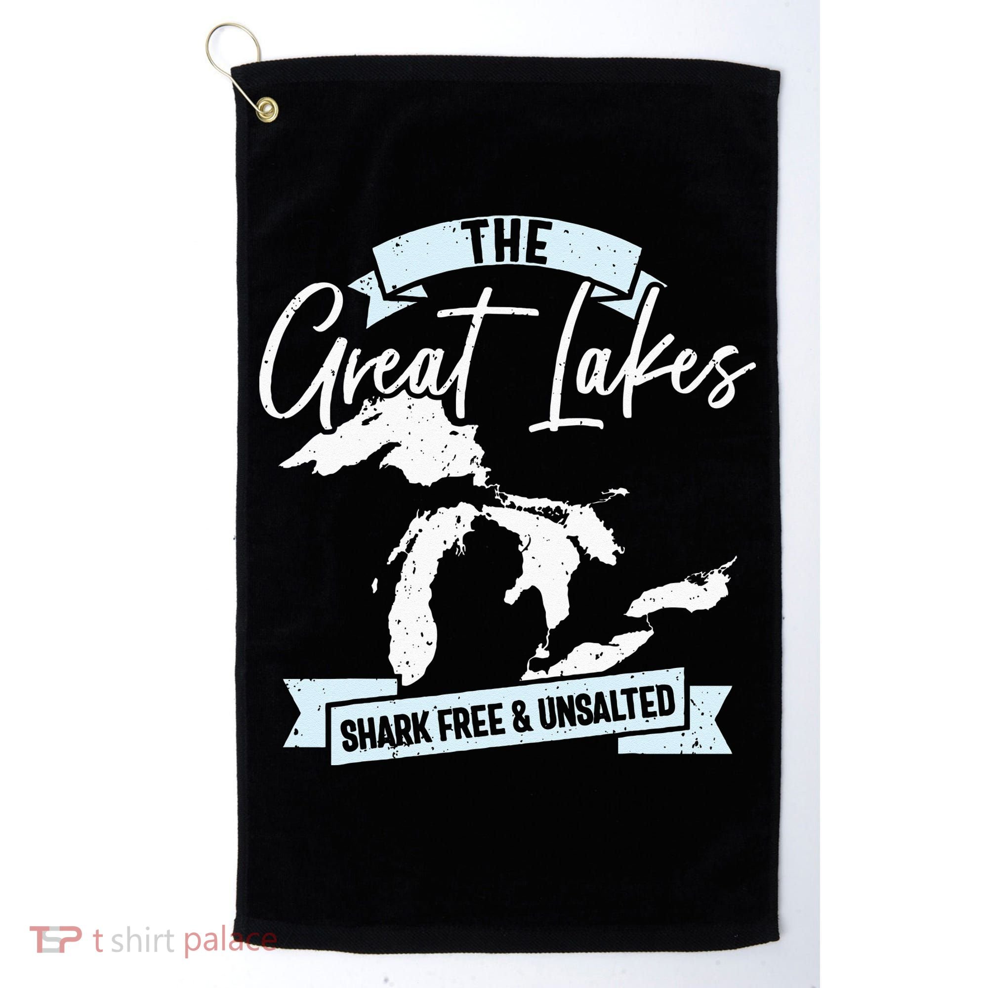 The Great Lakes Michigan Great Lakes Tourist Golf Towel