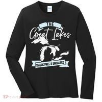 The Great Lakes Michigan Great Lakes Tourist Women's Long Sleeve Shirt thumb 0