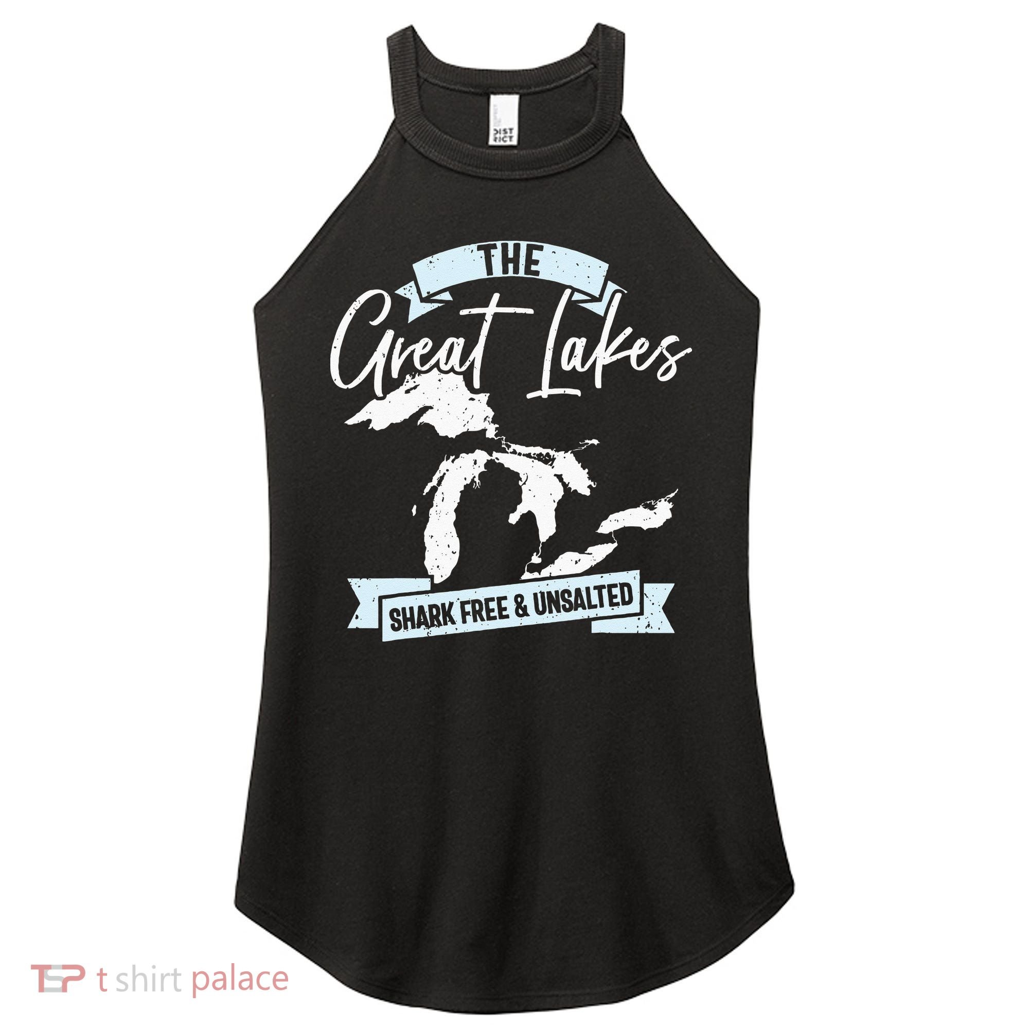 The Great Lakes Michigan Great Lakes Tourist Women's Perfect Tri Rocker Tank