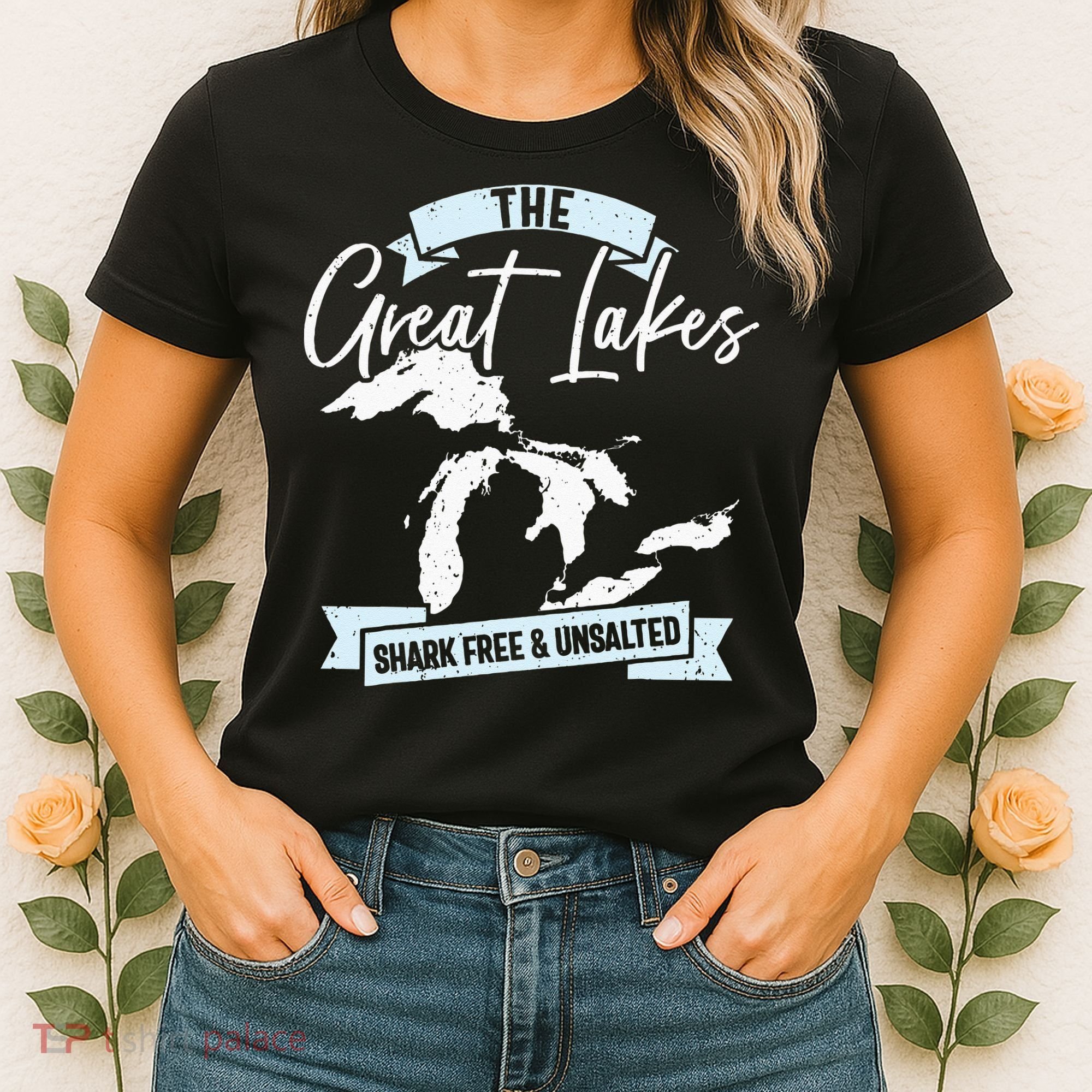 The Great Lakes Michigan Great Lakes Tourist Women's T-Shirt