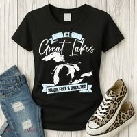 The Great Lakes Michigan Great Lakes Tourist Women's T-Shirt thumb 3