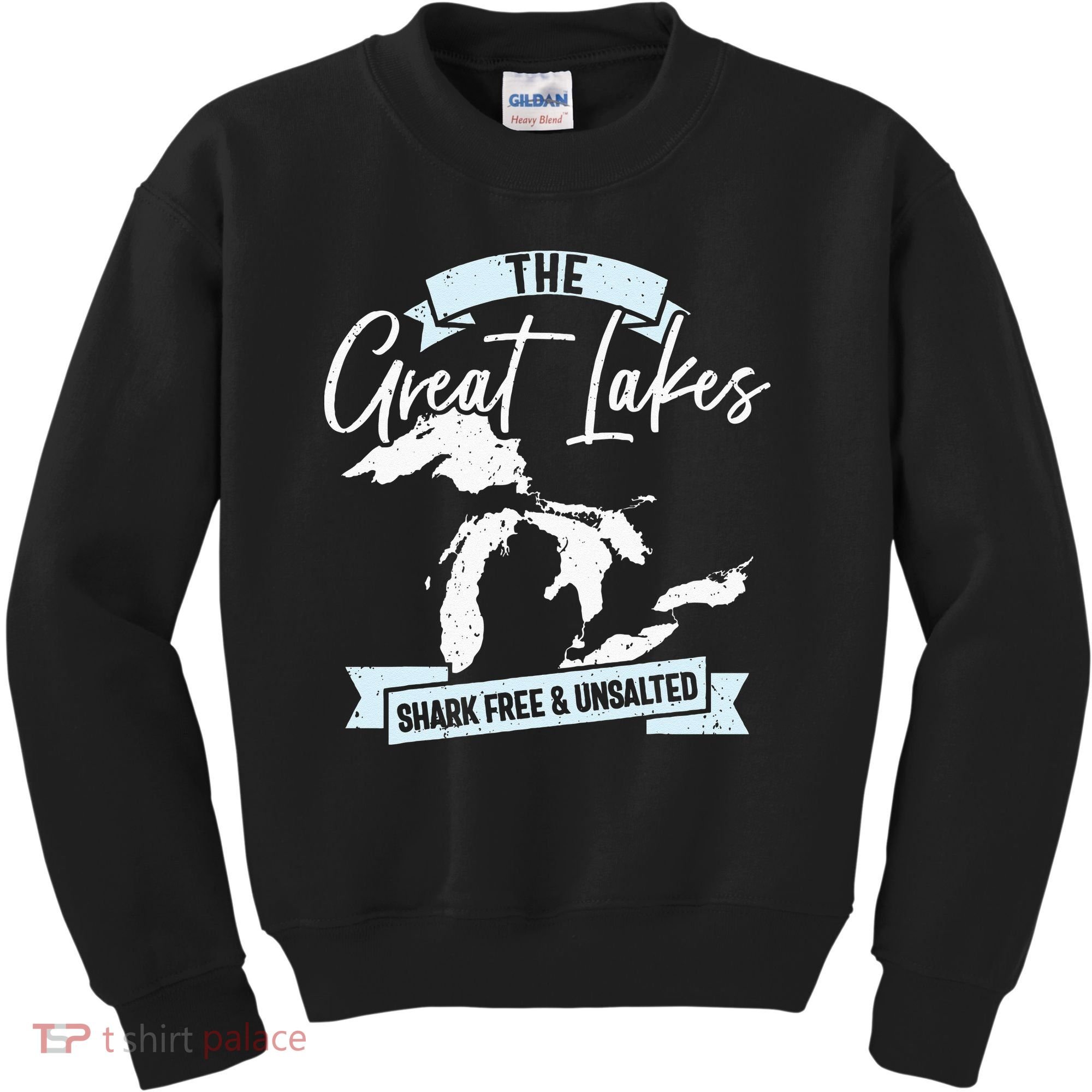 The Great Lakes Michigan Great Lakes Tourist Kids Sweatshirt