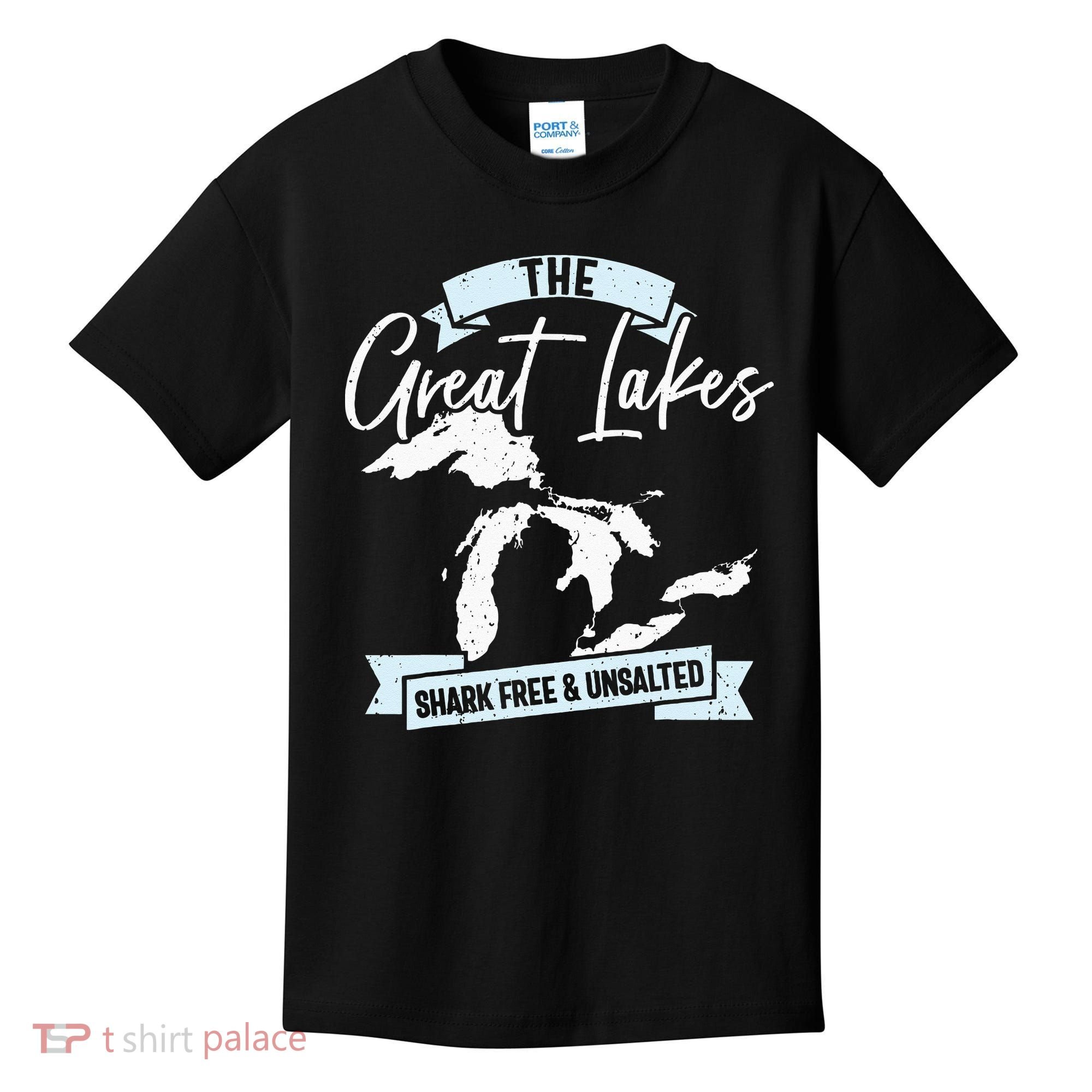 The Great Lakes Michigan Great Lakes Tourist Kids T-Shirt