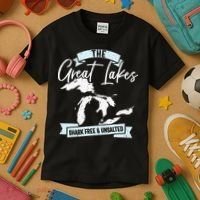 The Great Lakes Michigan Great Lakes Tourist Kids T-Shirt thumb 3
