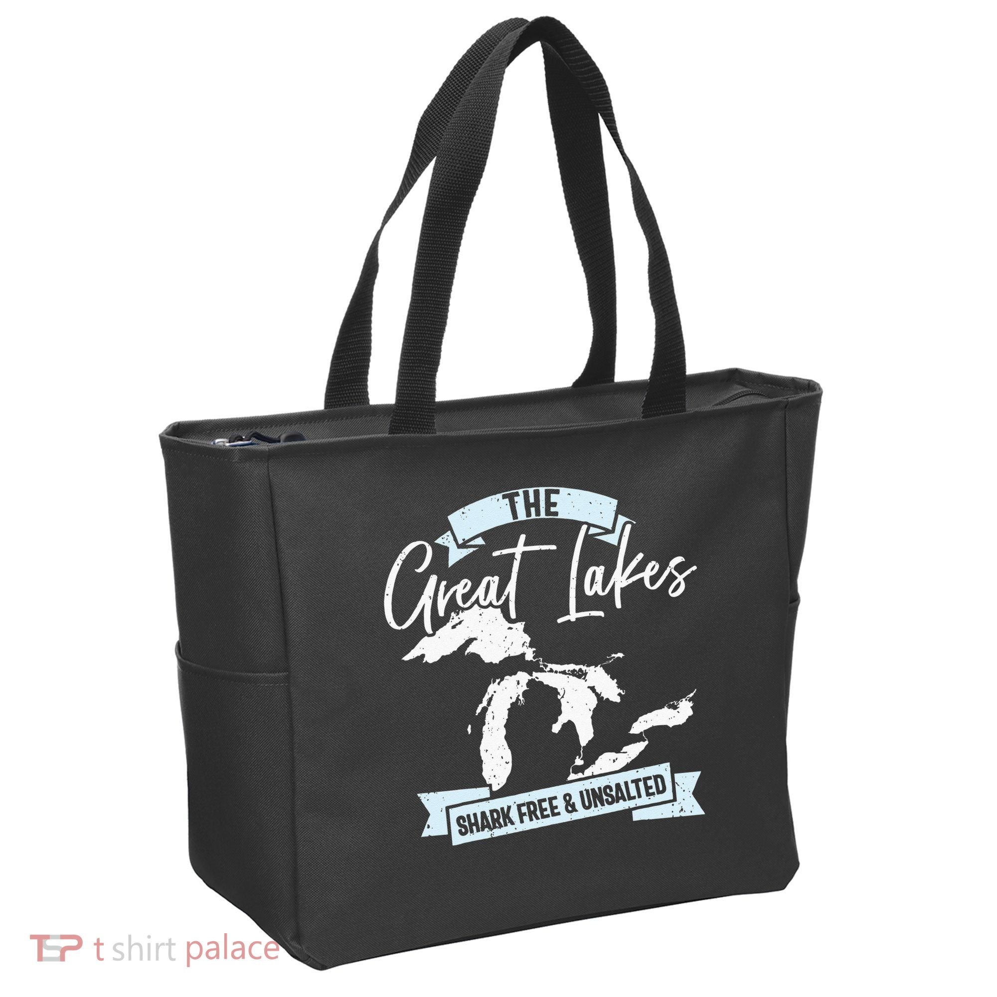 The Great Lakes Michigan Great Lakes Tourist Tote Bag