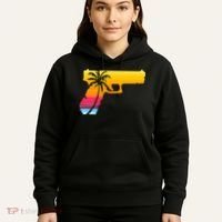 Tropical Gun Lover Firearm Beach Cute Hawaiian Gift Aloha Hoodie thumb 5