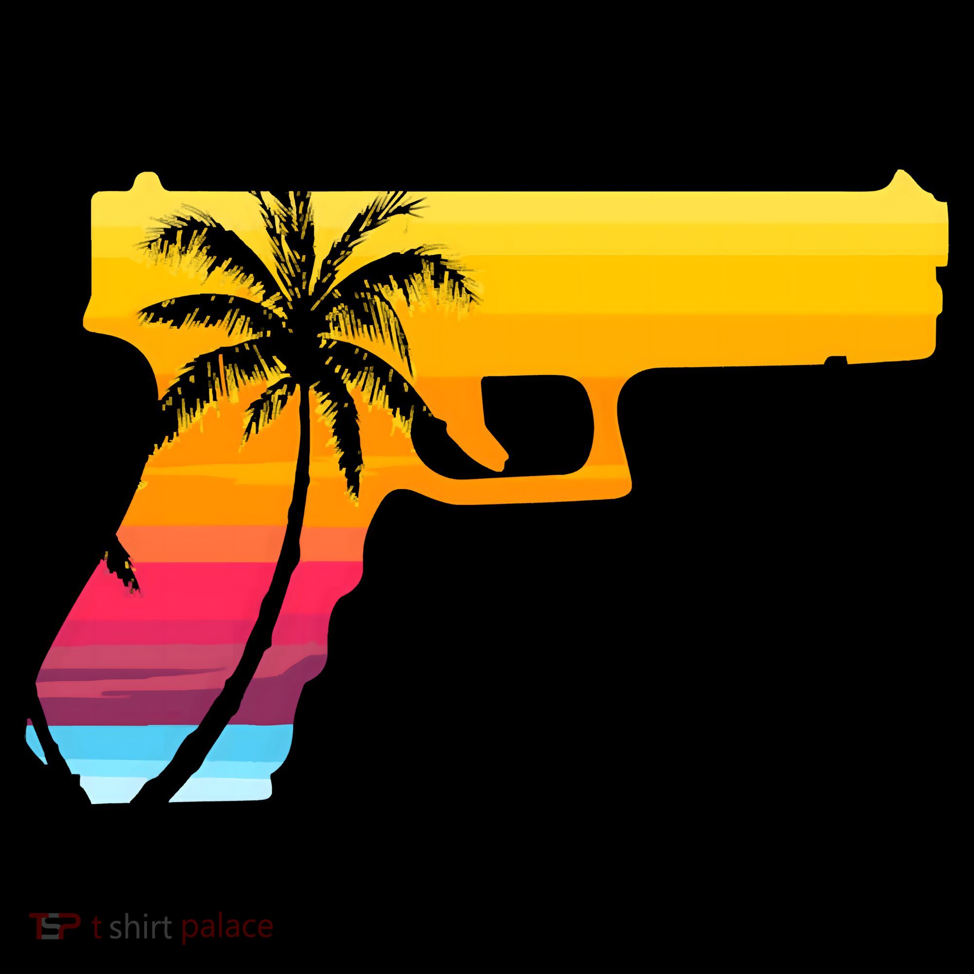 Tropical Gun Lover Firearm Beach Cute Hawaiian Gift Aloha Coffee Mug
