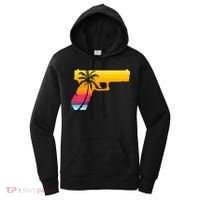 Tropical Gun Lover Firearm Beach Cute Hawaiian Gift Aloha Women's Hoodie thumb 0