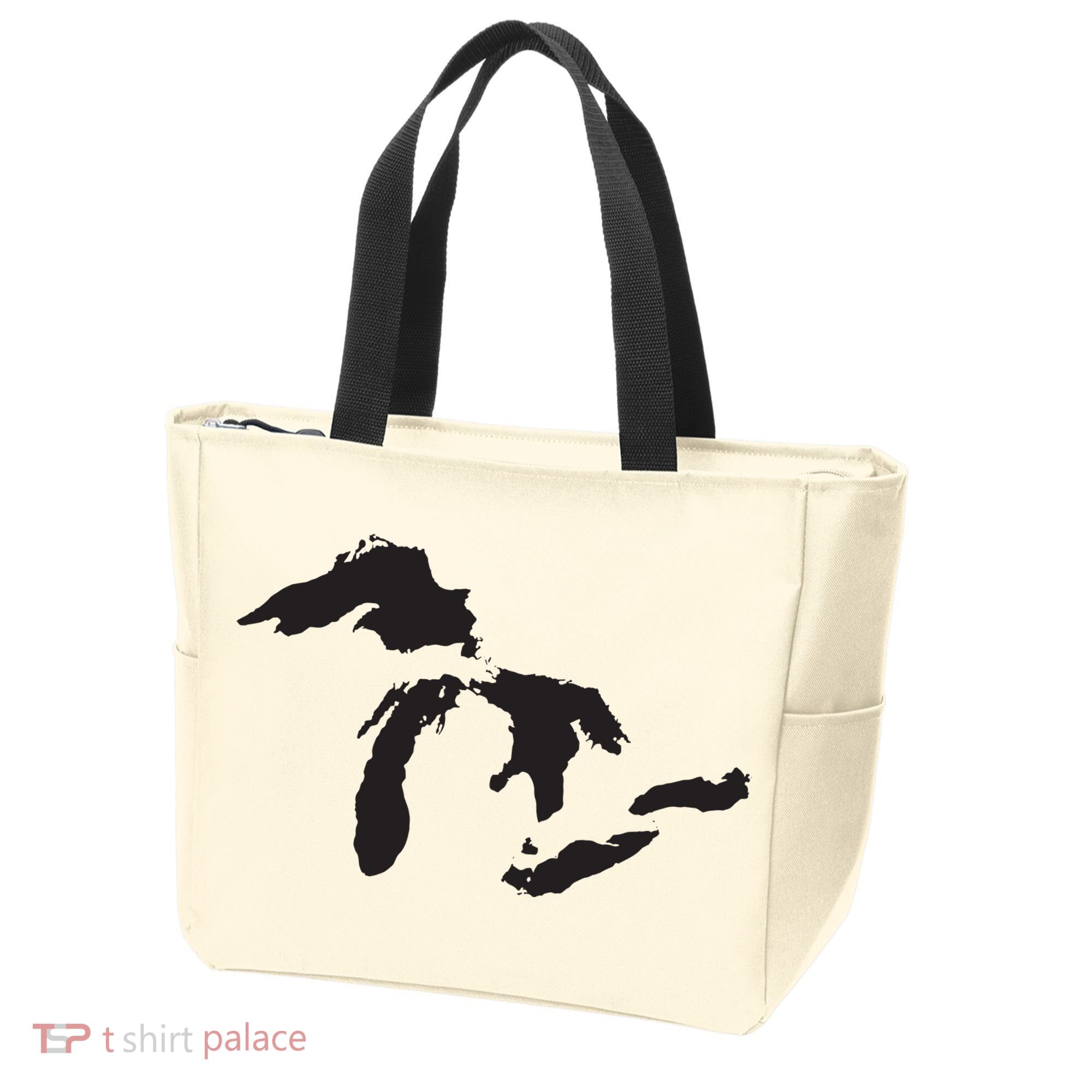 The Great Lakes Detroit Michigan T Tote Bag