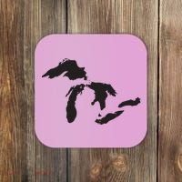 The Great Lakes Detroit Michigan T Coaster thumb 0