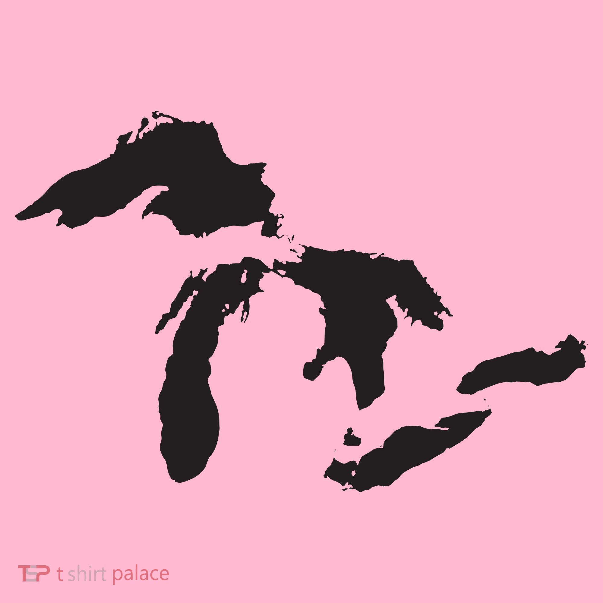 The Great Lakes Detroit Michigan T Coaster