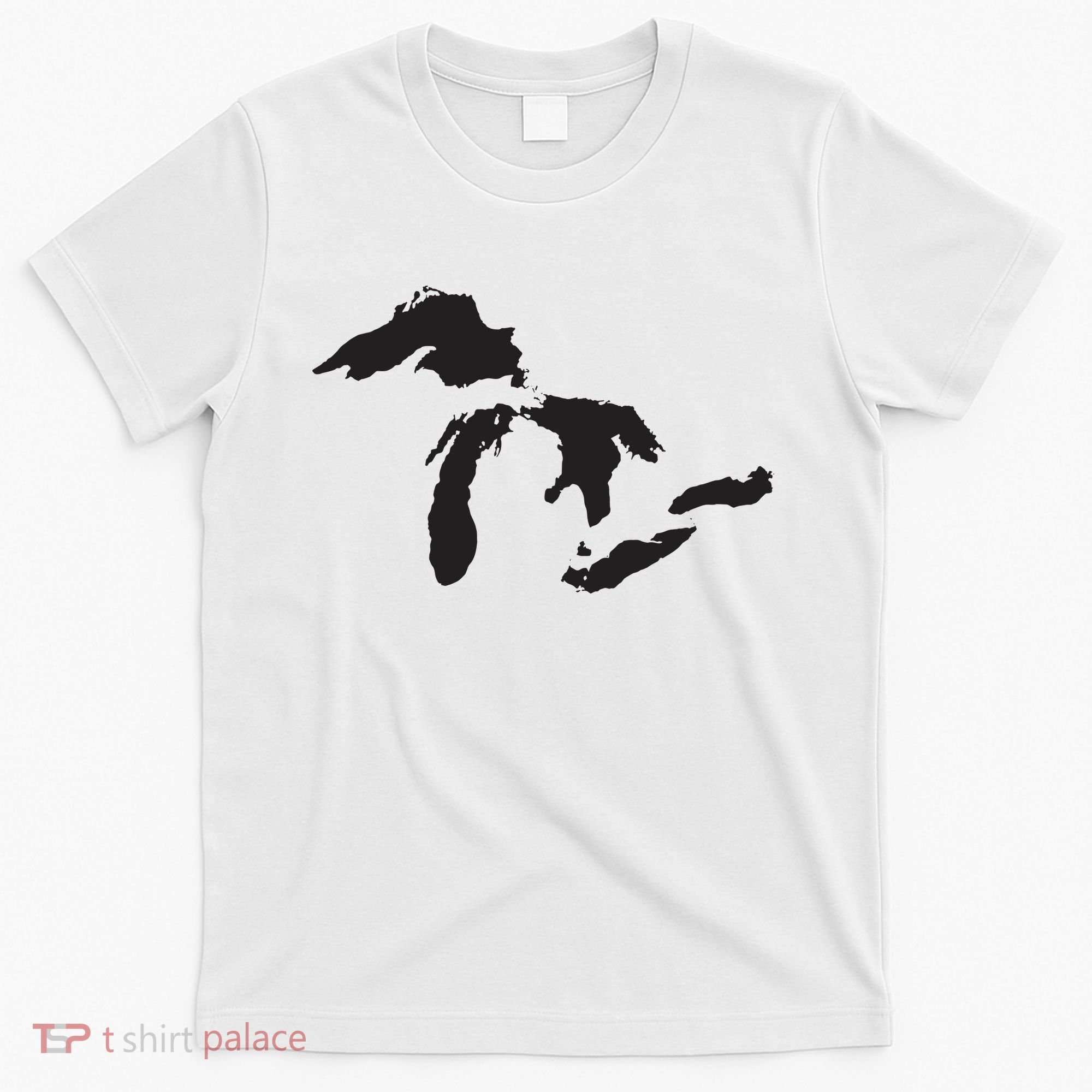 The Great Lakes Detroit Michigan T T-Shirt