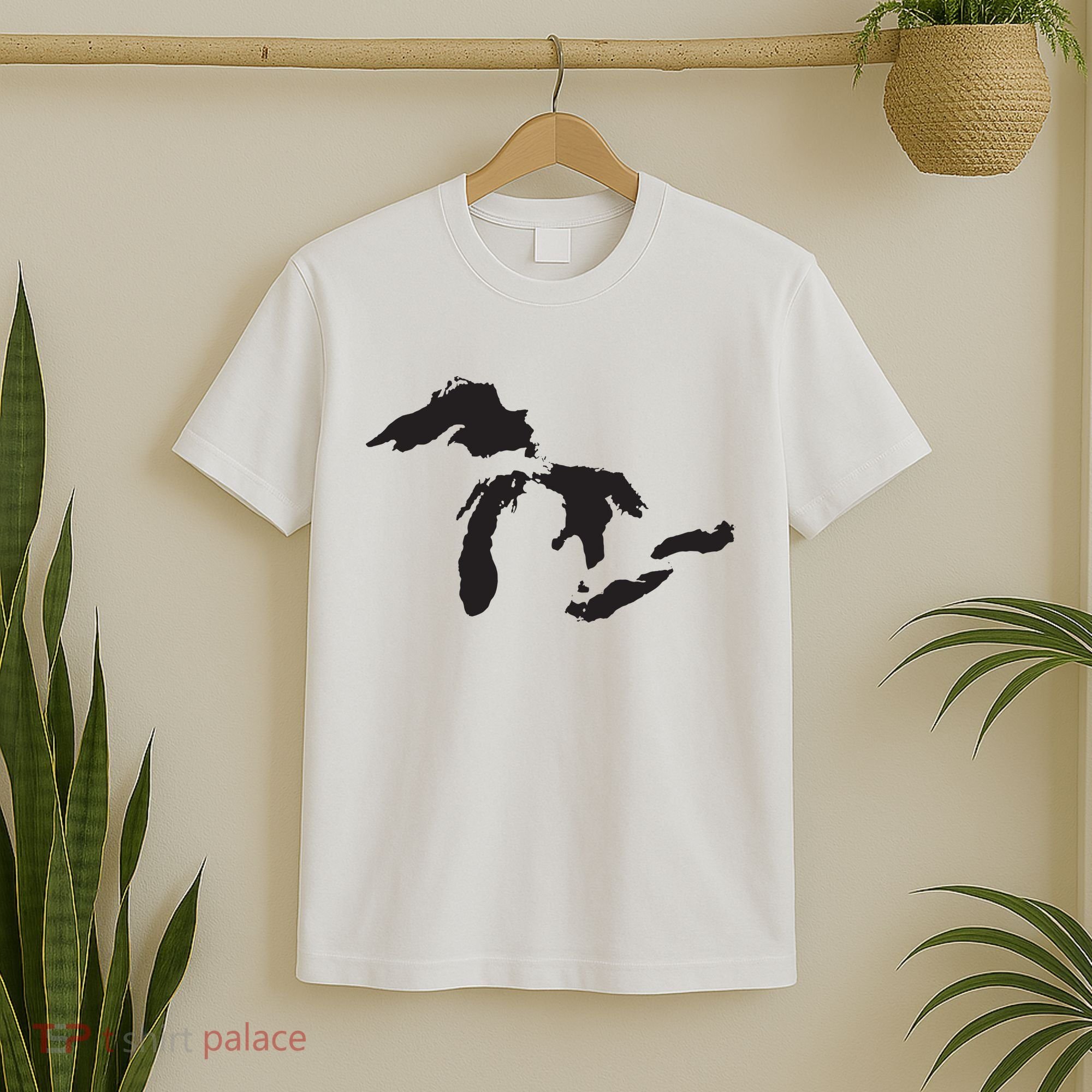 The Great Lakes Detroit Michigan T T-Shirt