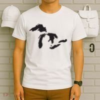The Great Lakes Detroit Michigan T T-Shirt thumb 6