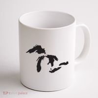 The Great Lakes Detroit Michigan T Coffee Mug thumb 1