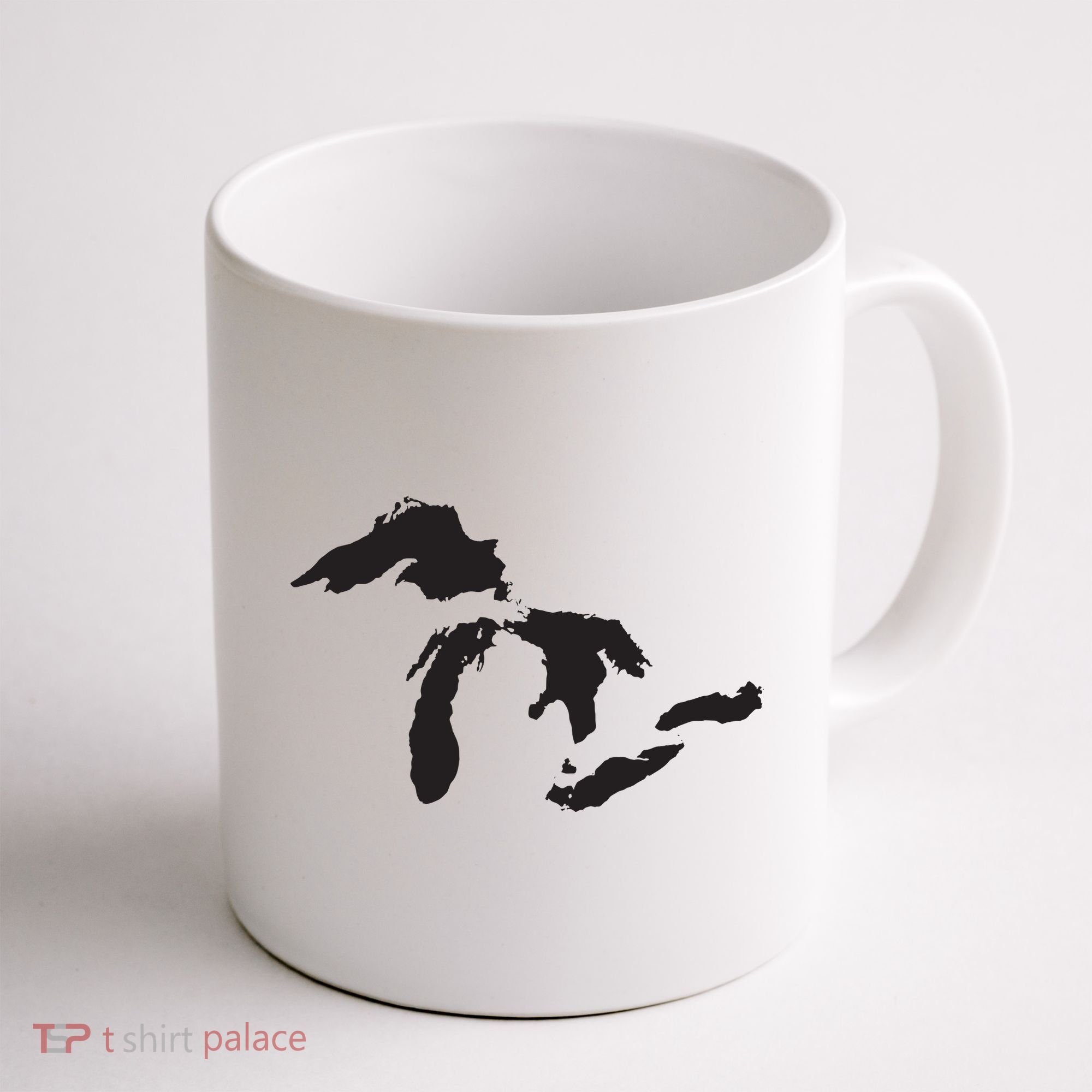 The Great Lakes Detroit Michigan T Coffee Mug