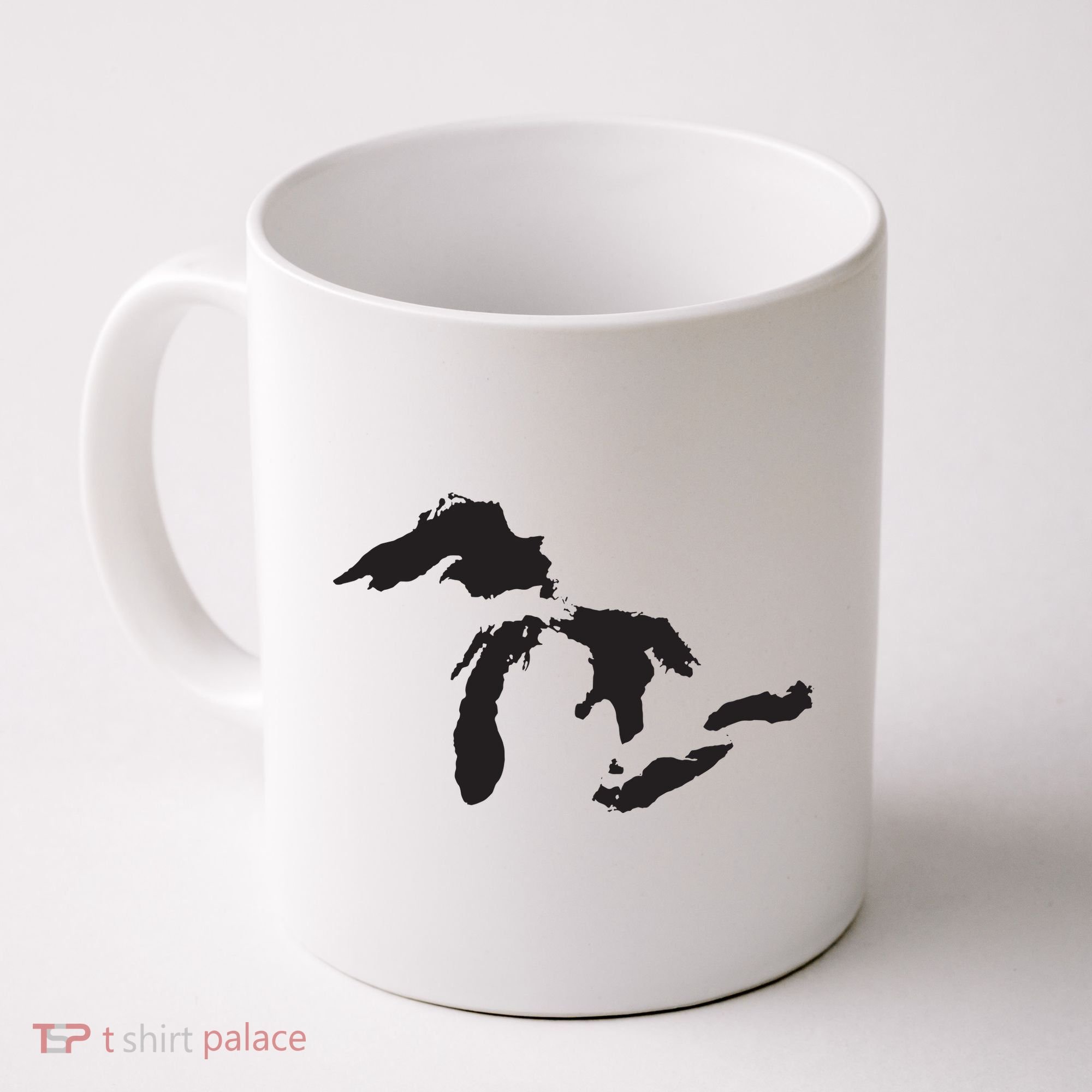The Great Lakes Detroit Michigan T Coffee Mug