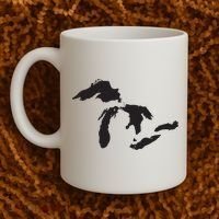 The Great Lakes Detroit Michigan T Coffee Mug thumb 2